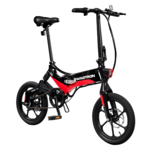 Swagtron EB7 Black and Red Electric Bike
